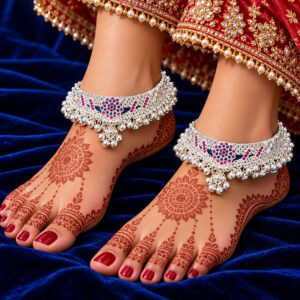 BRIDAL SILVER PAYAL