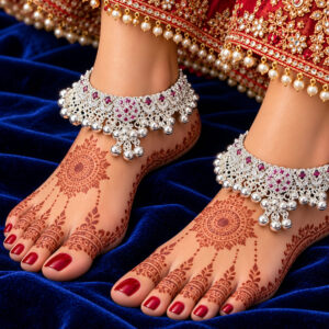 BRIDAL SILVER PAYAL